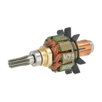 Ротор (Якорь) (L-80 мм, D-31 мм, 7 зубов, прямо) Makita BTS130, DTS130
