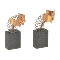 Щетка угольная 6x9x11 Makita CB-407 (пружина, пятак-уши, автоотключение) (2шт)