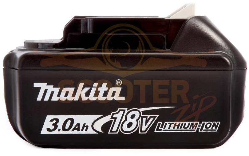 Аккумулятор BL1830B (LXT Li-Ion 18В, 3Ач, индикатор заряда) для шуруповерта MAKITA BDF451