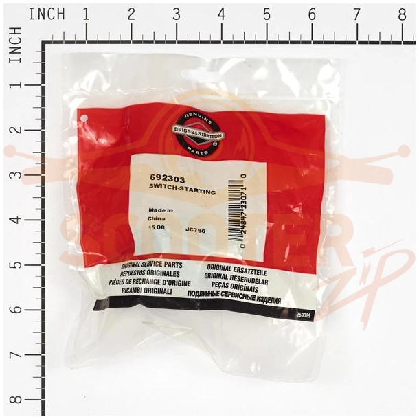Переключатель зажигания для двигателя Briggs & Stratton s/n 126312-0239-E1