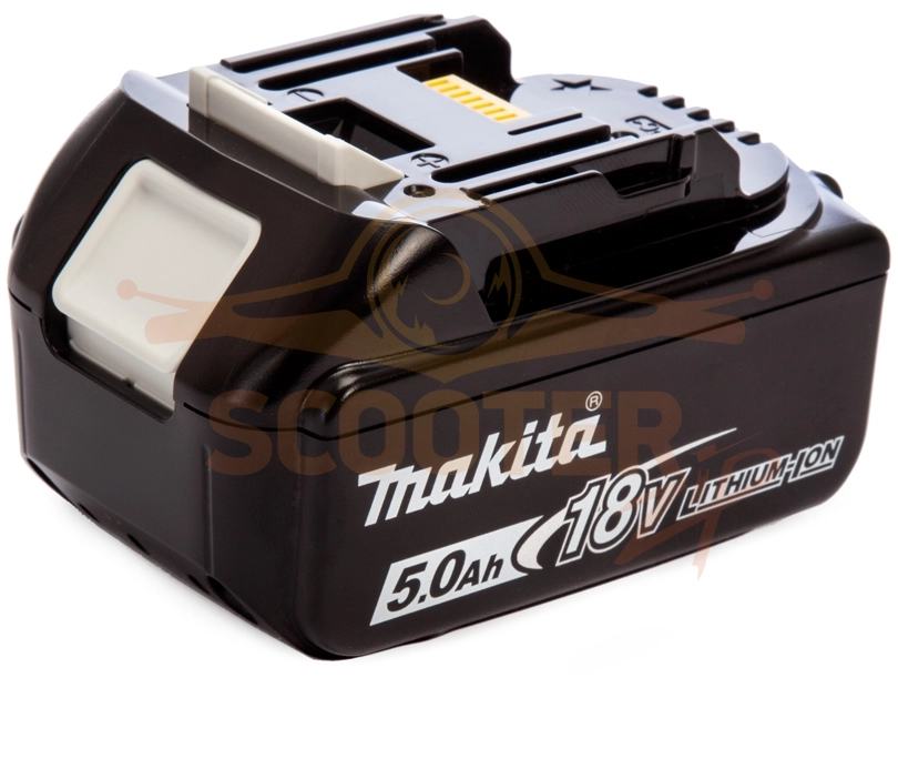 Аккумулятор BL1850B (LXT Li-Ion 18В, 5Ач, индикатор заряда) для шуруповерта MAKITA DDF083