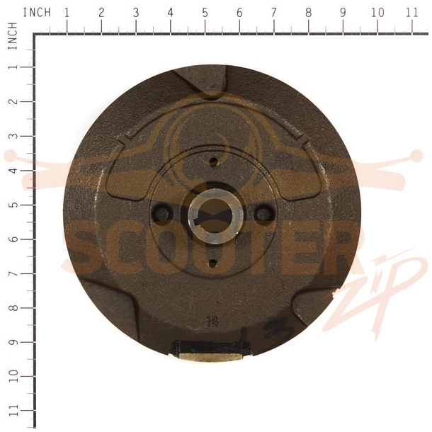 Маховик (до s/n 12071800) для двигателя Briggs & Stratton s/n 287776-1237-E1