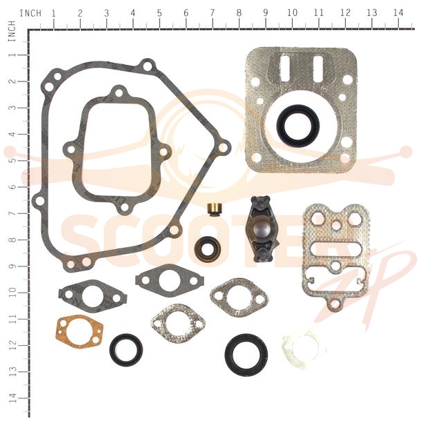 Комплект прокладок двигателя для двигателя Briggs & Stratton s/n 110412-0163-E2