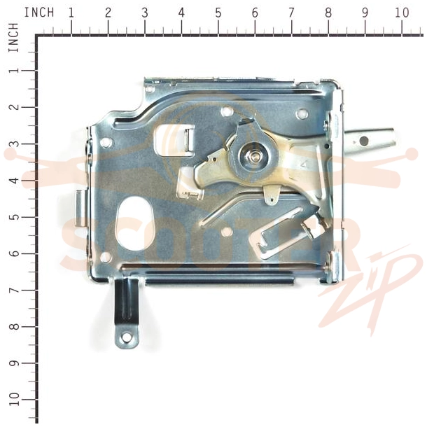 Топливный бак (пластик) (до s/n 99070500) для двигателя Briggs & Stratton s/n 110417-0146-E2