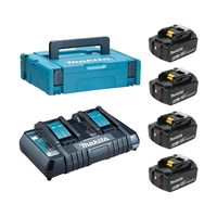 Набор Makita PSK MKP3PG184 (BL1860Bx4шт., DC18RD, кейс MAKPAC тип 3)