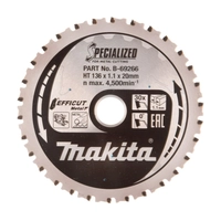 Диск EFFICUT, 136x20x30T по металлу Makita