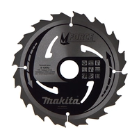 Диск M-FORCE, 185x30 / 20 / 15.88x1.2x16T по дереву, Makita