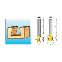 Фреза ласточкин хвост 19х22,2х12х38х2Т Makita