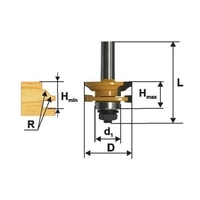 Фреза комбинированная 41х23.8х12х40х9.5х2Т Makita