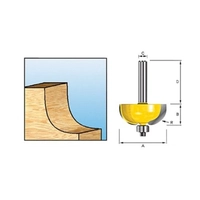 Фреза с подшипником 22,22х12,7х8х32х2Т Makita