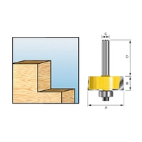 Фреза с подшипником 31,8х12,7х8х32х2Т Makita