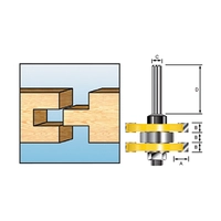 Фреза 41х6.35.4х8х32х9.5х2Т Makita
