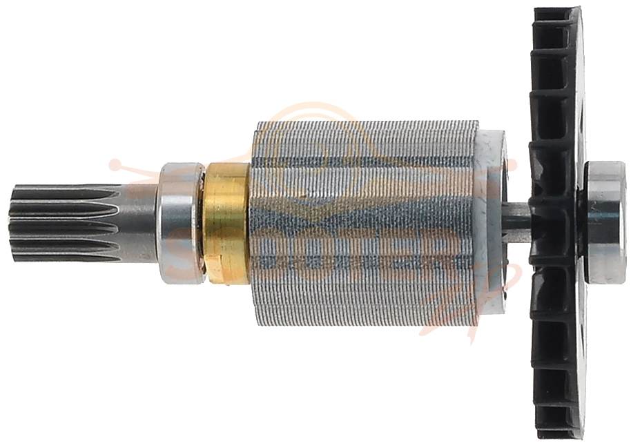Ротор (Якорь) (L-60 мм, D-19 мм, 13 зубов, прямо) Makita DDF485, DHP485