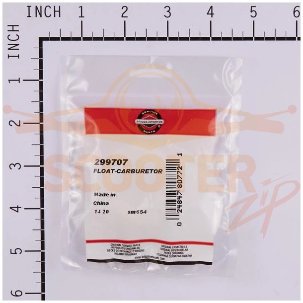 Поплавок карбюратора для двигателя Briggs & Stratton s/n 170702-2139-01