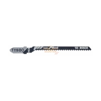 Пилка BOSCH для лобзика T 119 BO Basic for Wood, HCS 5шт
