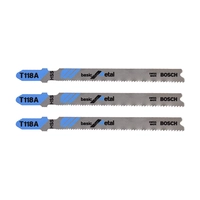 Пилка BOSCH для лобзика T 118 A Basic for Metal, HSS 3шт