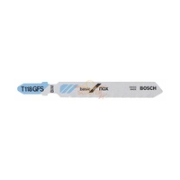 Пилка BOSCH для лобзика T 118 GFS Basic for Stainless Steel, BIM 3шт
