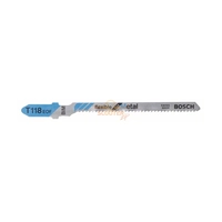 Пилка BOSCH для лобзика T 118 EOF Flexible for Metal, BIM