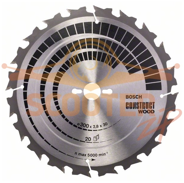 Пильный диск Construct Wood 300x30x2.8/1.8x20T