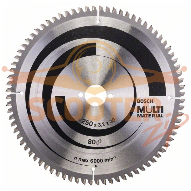 Пильный диск Multi Material 250x30x3.2/2.5x80T