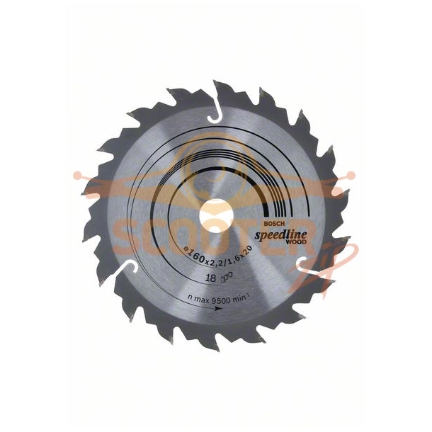 Пильный диск Speedline Wood 160x20x2.2/1.6x18T