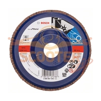 Круг шлифовальный лепестковый BOSCH X571, Best for Metal, (125мм, K80) прям. пластик