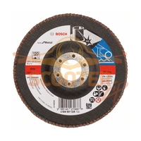 Круг шлифовальный лепестковый BOSCH X571, Best for Metal, (125мм, K120) прям.
