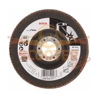 Круг шлифовальный лепестковый BOSCH X581, Best for Inox, (125мм, K60) прям.