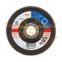 Круг шлифовальный лепестковый BOSCH X551, Expert for Metal, (125мм, K40) угл.
