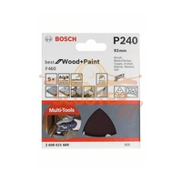 Шлифлист BOSCH F460 Best for Wood and Paint, 93x93мм, K60/120/240, 6шт