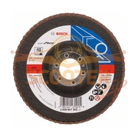 Шлифовальный круг лепестковый BOSCH X551 Expert for Metal 125 мм K40 прям.
