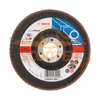 Шлифовальный круг лепестковый BOSCH X551 Expert for Metal 125 мм K60 прям.