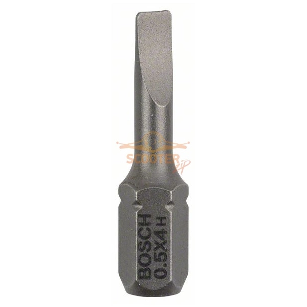 Бита BOSCH Extra Hard 25 мм S 0.5x4.0  3шт