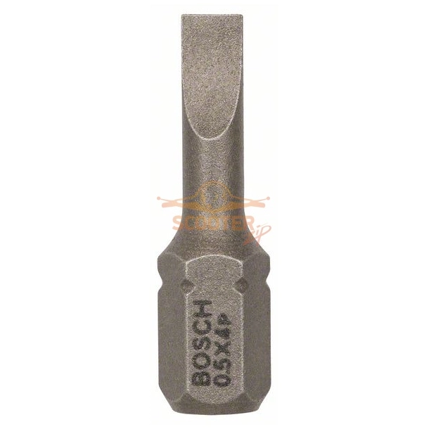 Бита BOSCH Extra Hard 25 мм S 0.5x4.0 25шт