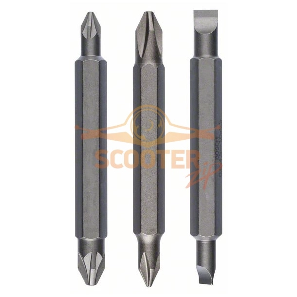 Бита BOSCH Extra Hard двусторонняя 45 мм S1.0x5.5 / PH2 1шт