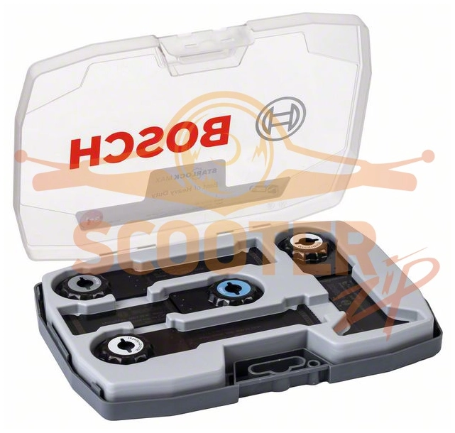 Набор погружных полотен BOSCH из 4шт Set Best of Heavy Duty