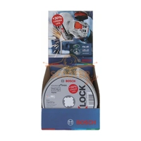 Отрезной диск BOSCH X-LOCK, Standard for Inox (125x1x22,23), 10шт.