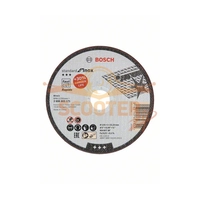 Отрезной круг BOSCH Standard for Inox - Rapido (125x1) прямой