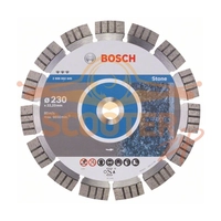 Алмазный отрезной круг BOSCH Best for Stone (230x22,23x2,4x15)