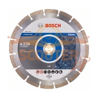 Алмазный отрезной круг BOSCH Standard for Stone (230x22,23x2,3x10)