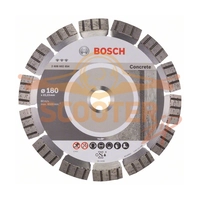 Алмазный отрезной круг BOSCH Best for Concrete (180x22,23x2,4x12)
