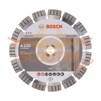 Алмазный отрезной круг BOSCH Best for Concrete (230x22,23x2,4x15)