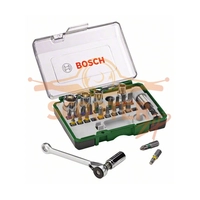 Набор BOSCH из 27 бит с ключом-трещоткой