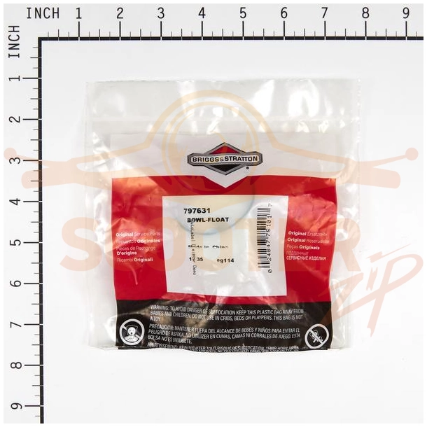 Поплавковая камера карбюратора для двигателя Briggs & Stratton s/n 122012-0126-E1