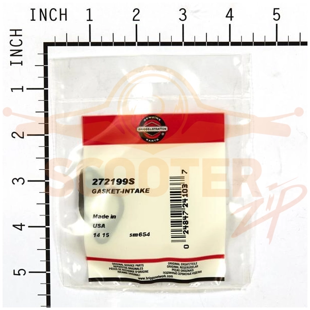 Прокладка впускная для двигателя Briggs & Stratton s/n 129802-1908-E1