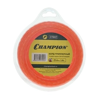 Леска для триммера 3,0мм* 25м Twisted Square (витой квадрат) CHAMPION