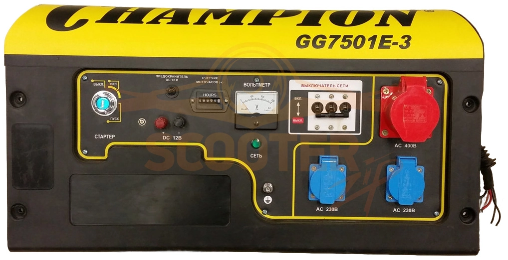 Панель для генератора CHAMPION GG7501E-3