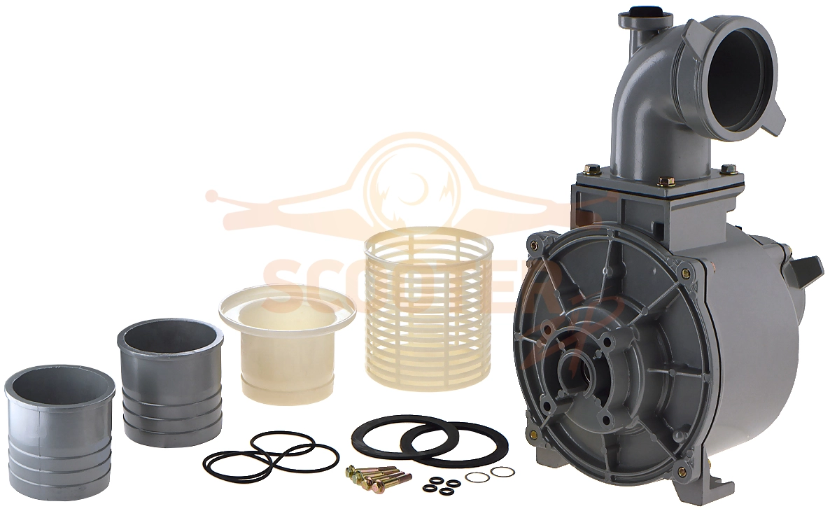 Корпус помпы в сборе (до с/н 2311211299999) для мотопомпы CHAMPION GP-100E