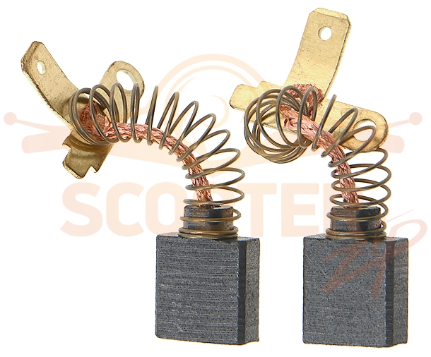 Щетки угольные 6x13x14 (2шт) DAEWOO DACS 2500E 02.2025, PATRIOT CS 196 (20113575), СS 196 (21004056)
