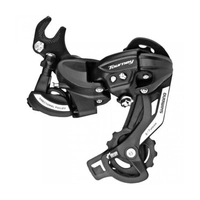 Переключатель задний, 6/7 скоростей, крюк, средний черный SHIMANO TOURNEY ARDTY200SSLD